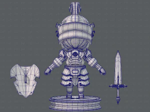 armor character 3D Model