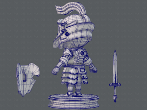 armor character 3D Модель