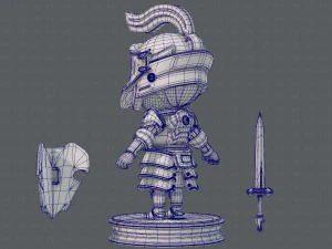 armor character 3D Model