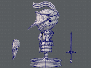armor character 3D Модель
