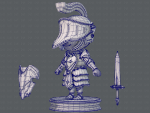 armor character 3D Модель
