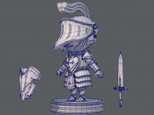 armor character 3D Model