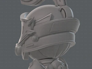 armor character 3D Model
