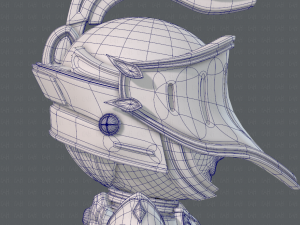 armor character 3D Модель