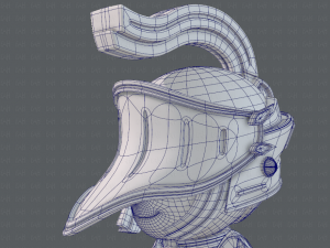 armor character 3D Модель