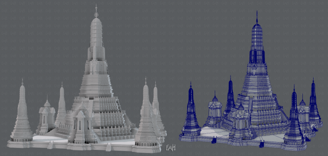 wat arun model Model 3D .c4d .max .obj .3ds .fbx .stl .blend 