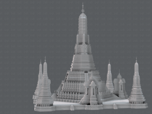 wat arun model Model 3D