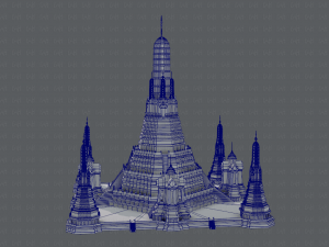 wat arun model Model 3D