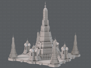wat arun model Model 3D