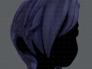3d hair style for boy v08 3D Model