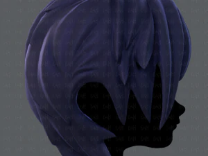 3d hair style for boy v08 3D Model