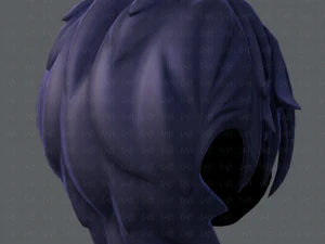 3d hair style for boy v08 3D Model