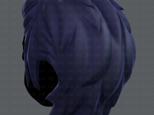 3d hair style for boy v08 3D Model