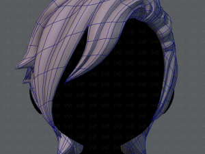 3d hair style for boy v08 3D Model