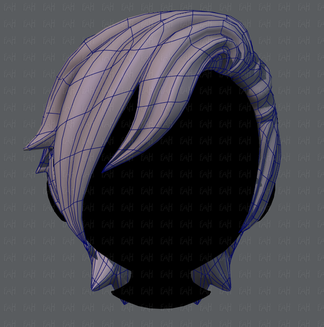 3d hair style for boy v08 3D Model in Other 3DExport