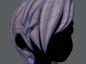 3d hair style for boy v08 3D Model