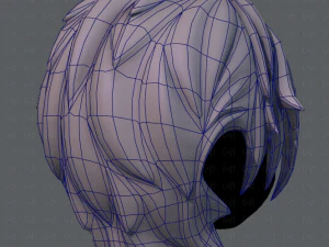 3d hair style for boy v08 3D Model