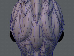 3d hair style for boy v08 3D Model