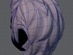 3d hair style for boy v08 3D Model