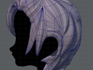 3d hair style for boy v08 3D Model