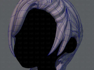 3d hair style for boy v08 3D Model