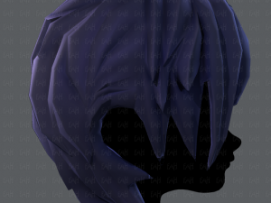3d hair style for boy v08 3D Model