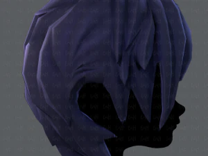 3d hair style for boy v08 3D Model
