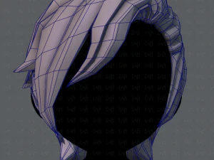 3d hair style for boy v08 3D Model