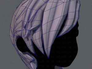 3d hair style for boy v08 3D Model