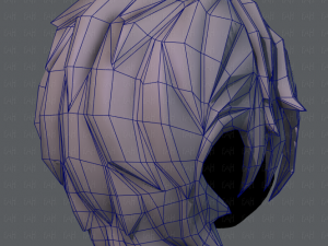 3d hair style for boy v08 3D Model