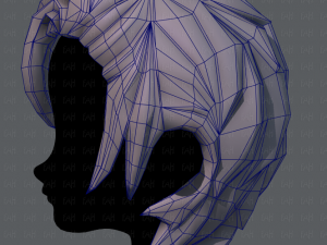 3d hair style for boy v08 3D Model