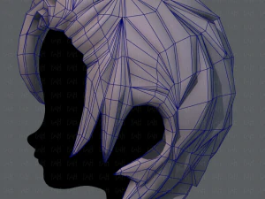 3d hair style for boy v08 3D Model