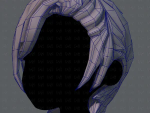 3d hair style for boy v08 3D Model