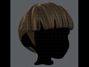 3d hair style for boy v09 3D Model