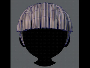 3d hair style for boy v09 3D Model