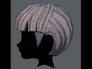 3d hair style for boy v09 3D Model