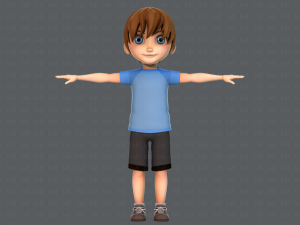 boy character 3D Модель