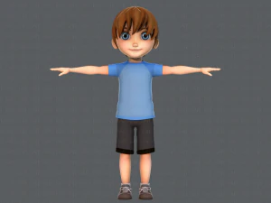 boy character 3D Model