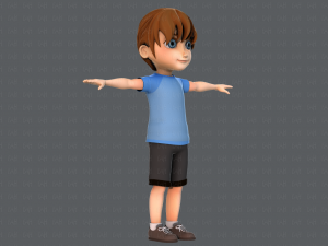 boy character 3D Модель
