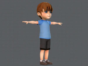 boy character 3D Model
