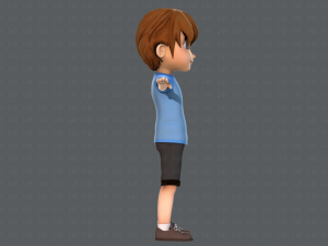 boy character 3D Модель