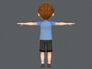 boy character 3D Model