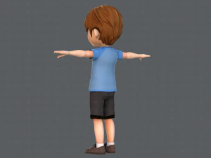 boy character 3D Model