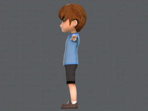 boy character 3D Model