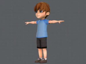 boy character 3D Model
