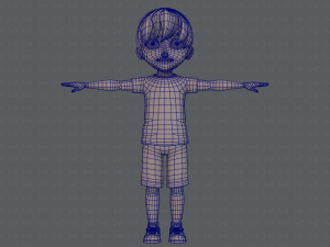 boy character 3D Модель