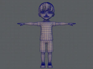 boy character 3D Model