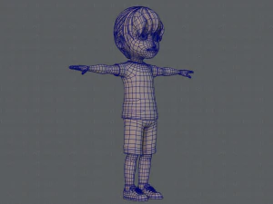 boy character 3D Model