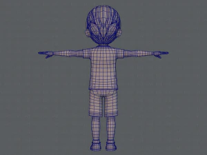 boy character 3D Model