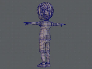 boy character 3D Model